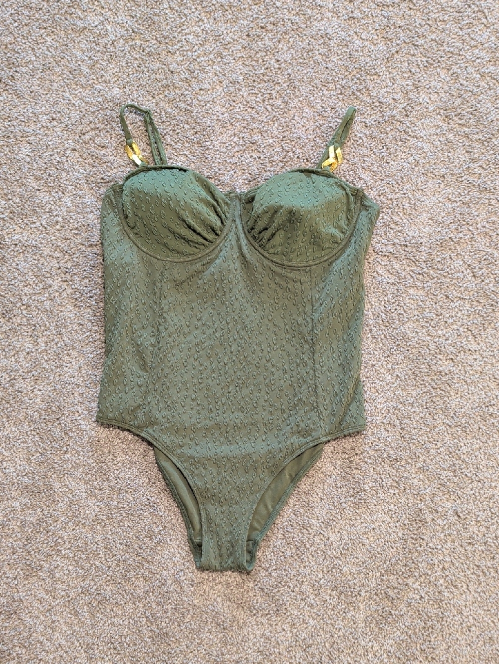 Primark Olive Green Bathing Suit Size xL